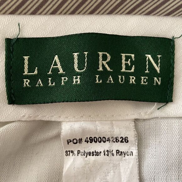 Lauren Ralph Lauren flat front grey trousers 34Wx32L - Picture 6 of 7